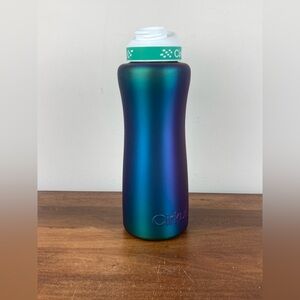 Cirkul 32oz Purple And Green Stainless Steel Water Bottle & Grip Lid Pre Owned